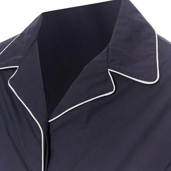 Jil Sander cotton cuban shirt notch collar pipe short sleeves - Picture 2 of 6